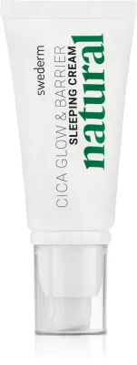 Крем для лица ночной Swederm Cica Glow Barrier Sleeping Cream с центеллой, увлажняющий, 50 мл