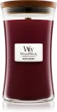 Свеча ароматическая Woodwick Black Cherry с деревянным фитилём, фруктовый аромат, 609,5 г — фото 1