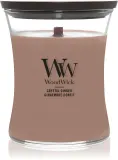 Свеча ароматическая Woodwick Crystal Ginger с деревянным фитилём, согревающий пряный аромат, z drewnianym knotem 275 г / z drewnianym knotem 610 г — фото 1