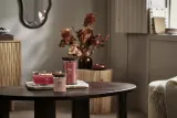 Свеча ароматическая Woodwick Crystal Ginger с деревянным фитилём, согревающий пряный аромат, z drewnianym knotem 275 г / z drewnianym knotem 610 г — фото 4