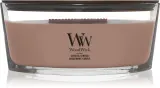 Свеча ароматическая Woodwick Crystal Ginger с деревянным фитилём, пряный аромат, 453,6 г z drewnianym knotem — фото 1