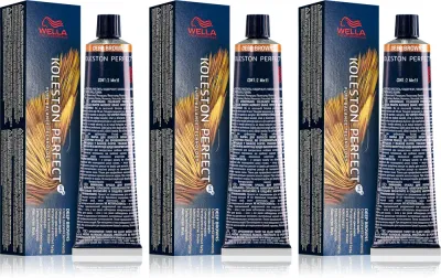Набор стойкой краски для волос Wella Professionals Koleston Perfect ME+ Deep Browns, коричневые оттенки, 3 × 60 мл