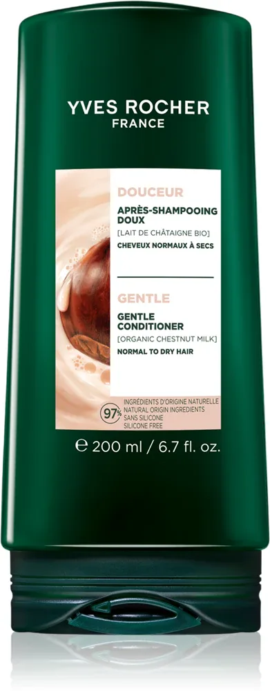 Кондиционер для волос Yves Rocher Douceur разглаживающий, для блеска, 200 мл