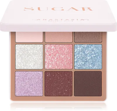 Палетка теней для век Anastasia Beverly Hills Mini Sugar Palette, матовый и блестящий эффект, 8 г