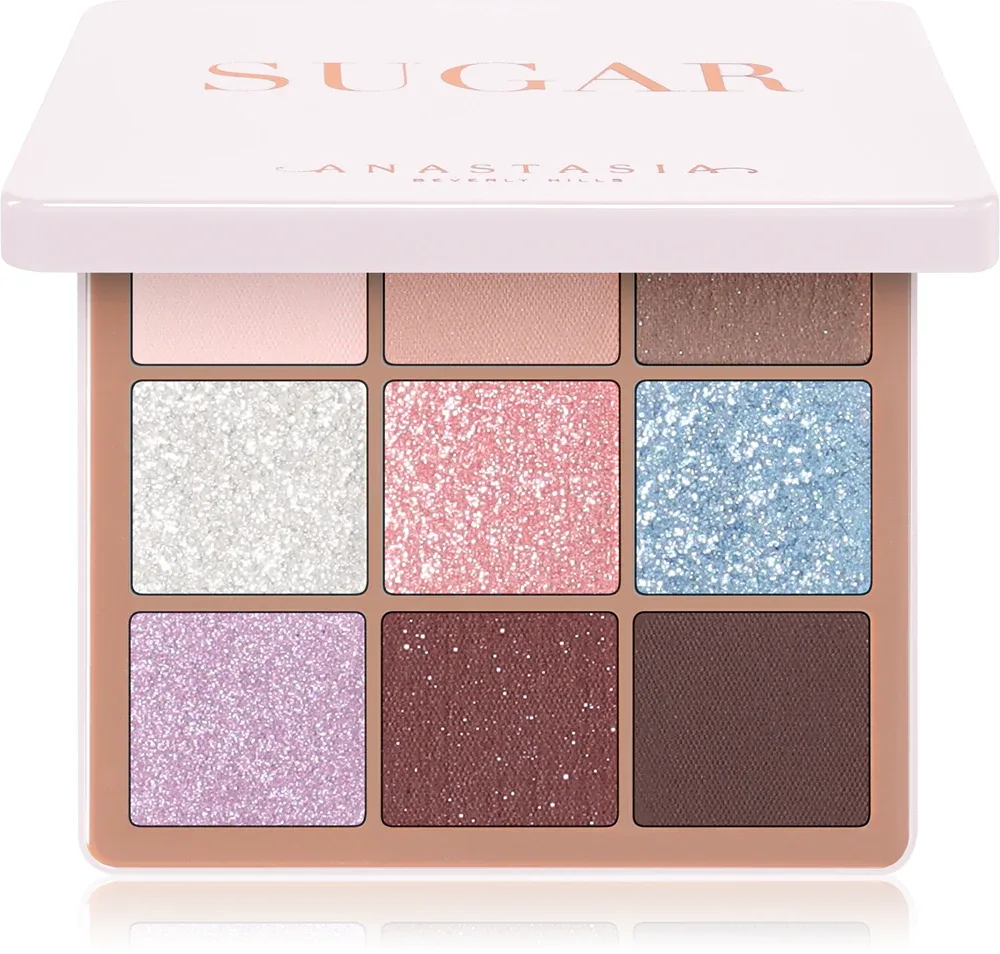 Палетка теней для век Anastasia Beverly Hills Mini Sugar Palette, матовый и блестящий эффект, 8 г