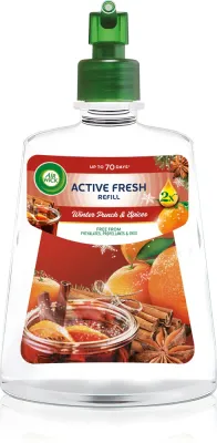 Освежитель воздуха Air Wick Active Fresh Winter Punch Spices, фруктовый согревающий аромат, 228 мл
