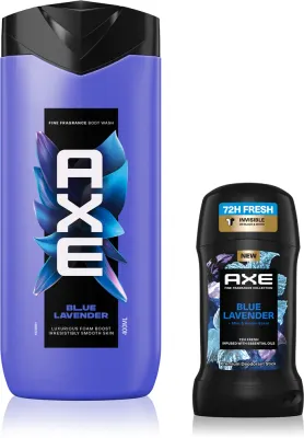 Набор для мужчин Axe Premium Blue Lavender, гель для душа 400 мл и дезодорант-стик 50 мл