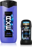 Набор для мужчин Axe Premium Blue Lavender, гель для душа 400 мл и дезодорант-стик 50 мл — фото 1