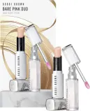 Набор для губ Bobbi Brown Holiday Bare Pink Duo, оттеночный бальзам 2,5 г и увлажняющее масло для губ 6 мл — фото 1