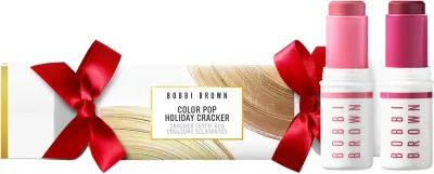 Набор для макияжа Bobbi Brown Holiday Color Pop Holiday Cracker, два мультистика для губ и щёк по 8 г, оттенок Cheeky Pink / Plum Envy
