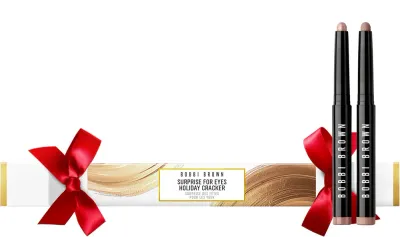 Набор теней-карандашей для век Bobbi Brown Holiday Surprise for Eyes Holiday Cracker, стойкие, два карандаша по 1,6 г