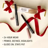 Набор теней-карандашей для век Bobbi Brown Holiday Surprise for Eyes Holiday Cracker, стойкие, два карандаша по 1,6 г, оттенок Bellini / Taupe — фото 5