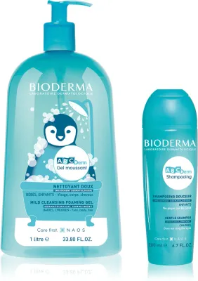 Набор детский Bioderma ABC Derm Baby Cleansing Body Care гель для душа и шампунь, 1 шт