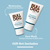 Набор косметики для лица Bulldog Sensitive Skincare Duo Set мужской, подарочный, гель для умывания и крем — фото 2