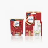 Подарочный набор GLADE ONE Twinkling Apple Cinnamon, ароматическая свеча и аромат для дома, лимитированная серия, 1 шт — фото 2