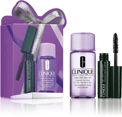Подарочный набор Clinique Holiday Easy Eye Duo Set с тушью для объёма и средством для снятия макияжа