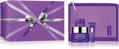 Подарочный набор Clinique Holiday Face + Neck Lift Routine Set с кремом для лица и шеи, сывороткой и кремом для глаз