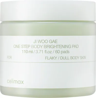 Пэды для тела celimax Ji Woo Gae One Step Body Brightening Pad отшелушивающие, осветляющие, 60 шт