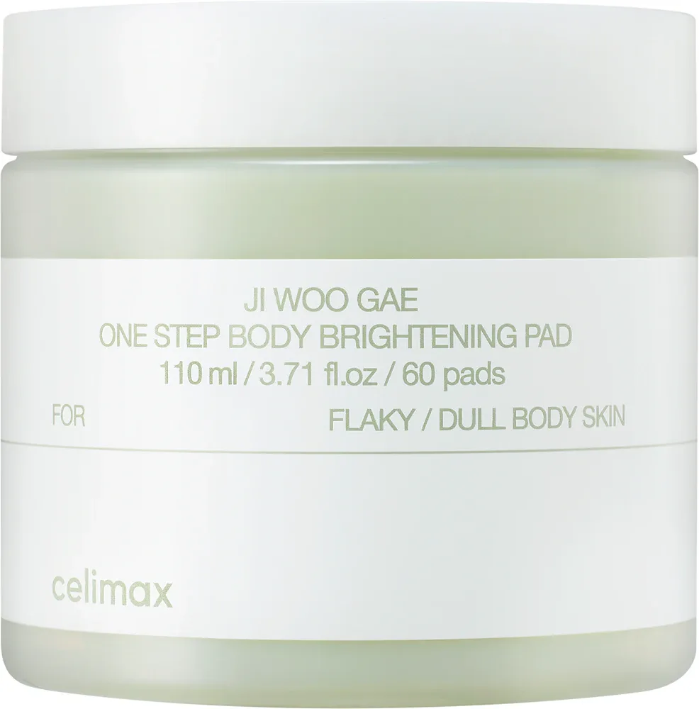 Пэды для тела celimax Ji Woo Gae One Step Body Brightening Pad отшелушивающие, осветляющие, 60 шт