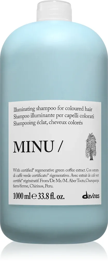 Шампунь Davines Minu Illuminating shampoo для сохранения цвета волос, для блеска и объёма, 250 мл / 1000 мл
