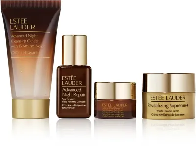 Estée Lauder Holiday The Glow Heroes - Набор косметики для лица Estee Lauder Holiday The Glow Heroes с гелем для умывания, сывороткой, дневным кремом и кремом для век, 1 шт