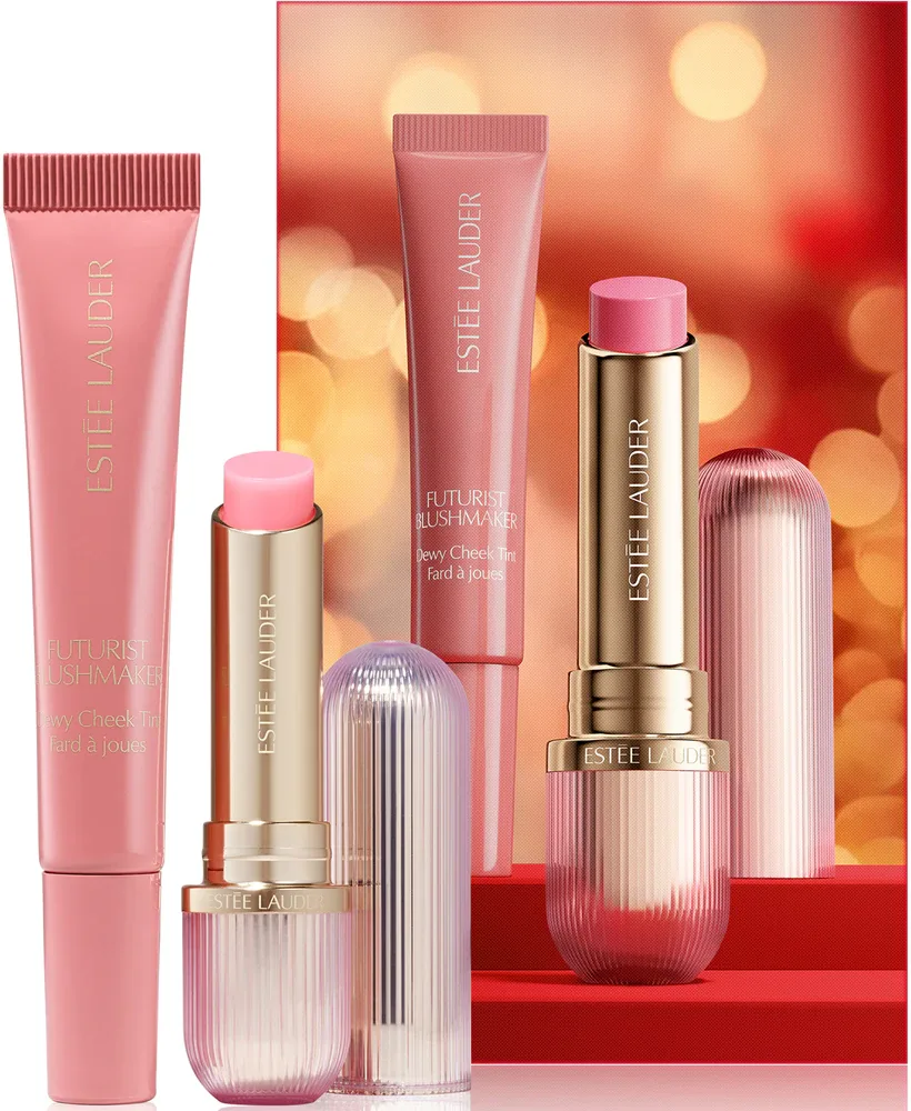 Estée Lauder Holiday Rosy Reception Futurist Blush & Balm Set - Набор для макияжа Estee Lauder Holiday Rosy Reception Futurist Blush Balm Set с кремовыми румянами и оттеночным бальзамом для губ, 1 шт