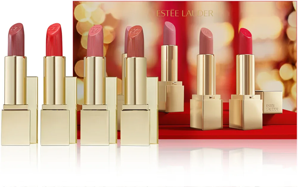 Estée Lauder Holiday The Lip Concierge Pure Color Collection - Набор помад Estee Lauder Holiday The Lip Concierge Pure Color Collection кремовых, 4 × 3,5 г, 1 шт