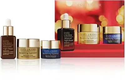 Estée Lauder Holiday Revitalizing Supreme+ Starter Set - Набор косметики для лица Estee Lauder Holiday Revitalizing Supreme+ Starter Set с сывороткой, дневным и ночным кремом, 1 шт