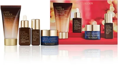 Estée Lauder Holiday Advanced Night Repair Discovery Set - Набор косметики для лица Estee Lauder Holiday Advanced Night Repair Discovery Set с гелем, сывороткой, кремом для век и ночным кремом, 1 шт