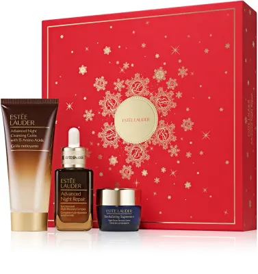 Estée Lauder Holiday Advanced Night Repair Gift Set - Набор косметики для лица Estee Lauder Holiday Advanced Night Repair Gift Set с сывороткой, гелем для умывания и ночным кремом, 1 шт