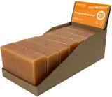 Мыло твёрдое Friendly Soap Natural Soap Orange Grapefruit с апельсином и грейпфрутом, с маслом ши, 7 x 95 г — фото 1