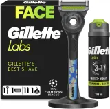 Подарочный набор для бритья Gillette Labs Champions League Gift Set бритва, крем 3 в 1 и подставка — фото 1