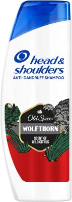 Head & Shoulders Old Spice Wolfthorn - Шампунь против перхоти Head Shoulders Old Spice Wolfthorn для мужчин, с мужским ароматом, 1000 мл, 400 мл