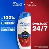Head & Shoulders Old Spice Captain - Шампунь против перхоти Head Shoulders Old Spice Captain для мужчин, с мужским ароматом, 1000 мл, 400 мл / 1000 мл — фото 2