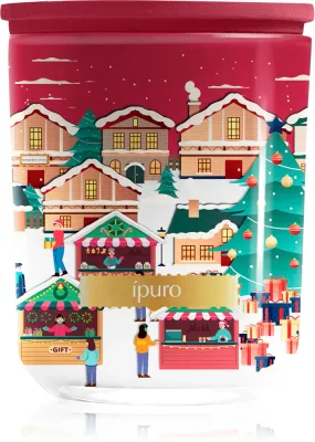 ípuro Christmas Town Velvet Almond - Свеча ароматическая ipuro Christmas Town Velvet Almond, 270 г, 270 г