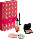 Подарочный набор KIKO Milano Twist 'N Twinkle Holiday Holly Jolly Trio тушь, блеск для губ и кремовые тени — фото 1
