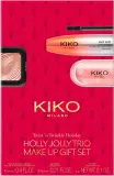 Подарочный набор KIKO Milano Twist 'N Twinkle Holiday Holly Jolly Trio тушь, блеск для губ и кремовые тени — фото 2