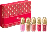 Блеск для губ KIKO Milano Twist 'N Twinkle Holiday The Fabulous 5 Mini с высоким блеском, увлажняющий, 17,5 мл mini — фото 1