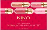 Блеск для губ KIKO Milano Twist 'N Twinkle Holiday The Fabulous 5 Mini с высоким блеском, увлажняющий, 17,5 мл mini — фото 2