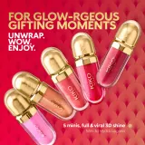 Блеск для губ KIKO Milano Twist 'N Twinkle Holiday The Fabulous 5 Mini с высоким блеском, увлажняющий, 17,5 мл mini — фото 5