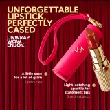 Помада для губ KIKO Milano Twist 'N Twinkle Holiday Hit The Sparkle стойкая, с интенсивной пигментацией, 3 г — фото 4