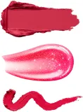 Подарочный набор KIKO Milano Twist 'N Twinkle Holiday Mini Kiss Squad карандаш, блеск и матовая помада для губ, с косметичкой mini — фото 4