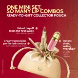 Подарочный набор KIKO Milano Twist 'N Twinkle Holiday Mini Kiss Squad карандаш, блеск и матовая помада для губ, с косметичкой mini — фото 5