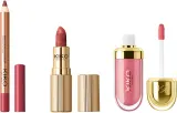 Подарочный набор KIKO Milano Twist 'N Twinkle Holiday Mini Kiss Squad блеск, контурный карандаш и матовая помада для губ, с косметичкой mini — фото 3
