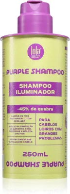 Шампунь для волос Lola Cosmetics Shampoo Iluminador нейтрализующий желтизну, увлажняющий, 250 мл