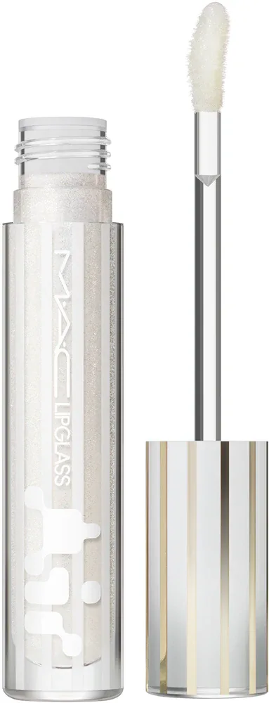 Блеск для губ MAC Cosmetics Holiday Lipglass Air с высоким глянцем, увлажняющий, 5 мл, оттенок Snowbiz