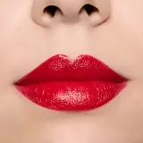 Помада для губ MAC Cosmetics Holiday MACximal Satin Lipstick сатиновая, стойкая, интенсивный пигмент, 3,5 г, оттенок Ruby Woo La La — фото 4