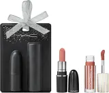 Набор для макияжа губ MAC Cosmetics Holiday Mini MAC Nude Lip Combo мини-блеск и матовая мини-помада — фото 1