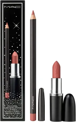 Набор для губ MAC Cosmetics Holiday Teddy Love Lip Combo, помада и карандаш, подарочный