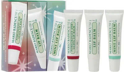 Набор бальзамов для губ Mario Badescu Lip Balm Trio увлажняющих, питательных, 3 шт. по 10 г